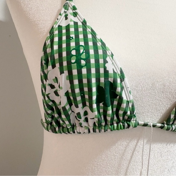 Amelie Teje x Loleia Swim String Bikini Femme in Vert Small Top Medium Bottom - Picture 9 of 16
